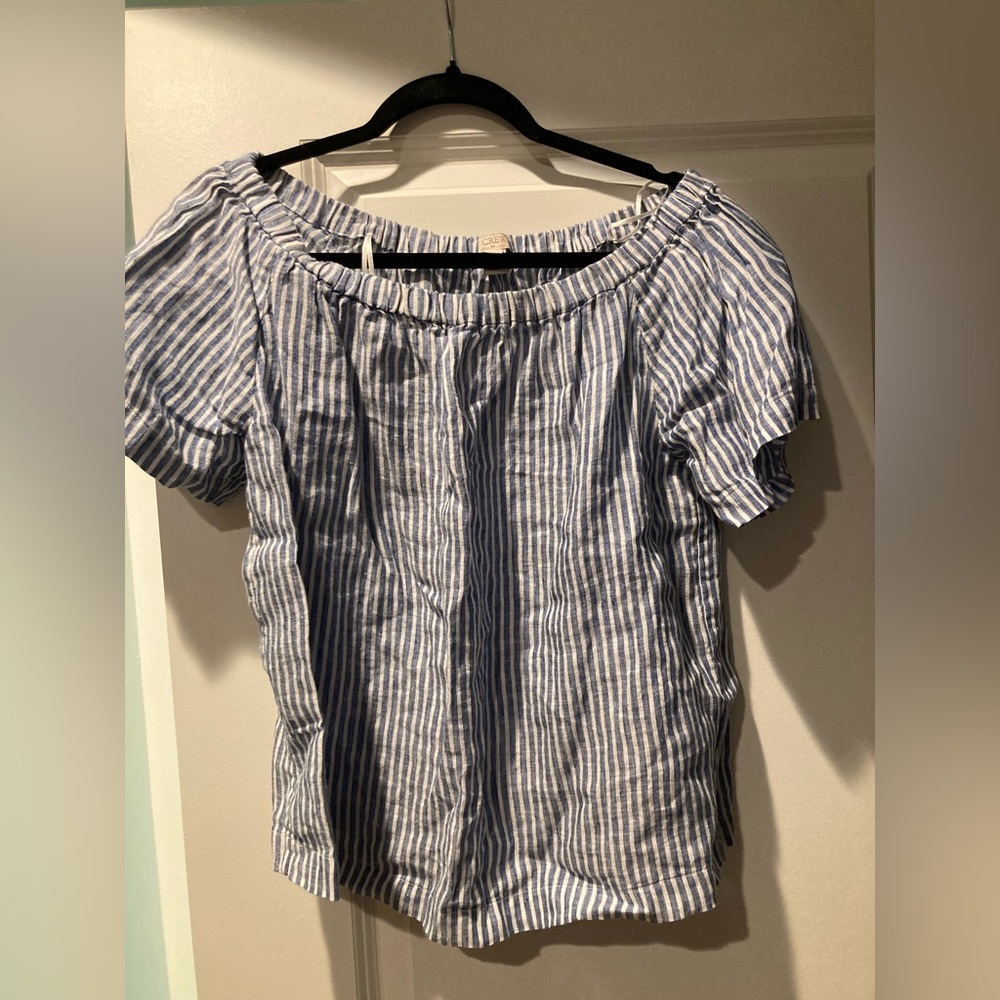 JCrew off the shoulder top